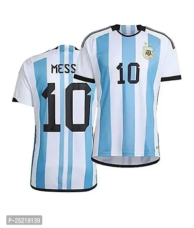 Sports Football Soccer Inter Messi 10 Jersey T-Shirt (Kid's, Boy's  Men's)(2-3Years,Multicolor_03)-thumb0