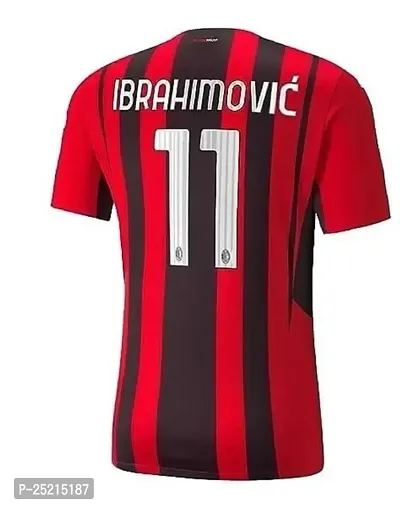 Sports Soccer Football Ibrahimovic 11 Jersey T-Shirt 2023 for Boys (Kid's, Boy's  Men) (15-16Years) Multicolour-thumb3