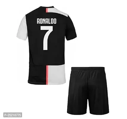 Cristiano Ronaldo 7 Home Football Official Tshirt with Shorts 2022/2023 (Boys  Kids)(11-12Years,Multicolor_06)-thumb2