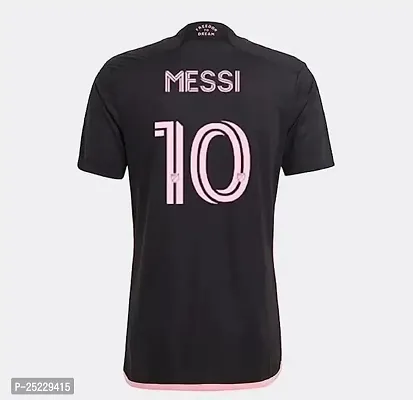 Sports Half Sleeve Football Jersey Messi 10 T-Shirt(Kids,Boys  Mens) (Large 40) Multicolour-thumb3