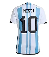 Sports Football Soccer Inter Messi 10 Jersey T-Shirt (Kid's, Boy's  Men's)(2-3Years,Multicolor_03)-thumb2