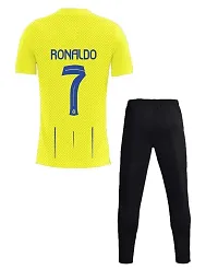 Sports Football Team New Home Kit Cristiano Ronaldo 7 Jersey With Track Pant (Kids,Boys,Men)(Medium 38)-thumb1