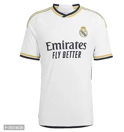 Sports Soccer Football Madrid Jersey Home Kit Jersey T-Shirt Mens (Kid's, Boy's  Men) (11-12Years) Multicolour-thumb2