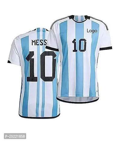 Sports Soccer Football Inter Messi 10 Jersey T-Shirt (Kid's, Boy's  Men's)(2-3Years,Multicolor-02)-thumb0