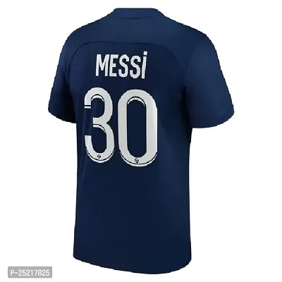 Messi 30 Football Team Home Half Sleeve Jersey Tshirt 2023/2024 (Kids,Boys,Men)(11-12Years) Multicolour-thumb3