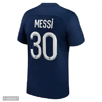 Messi 30 Football Team Home Half Sleeve Jersey Tshirt 2023/2024 (Kids,Boys,Men)(6-7Years) Multicolour-thumb3