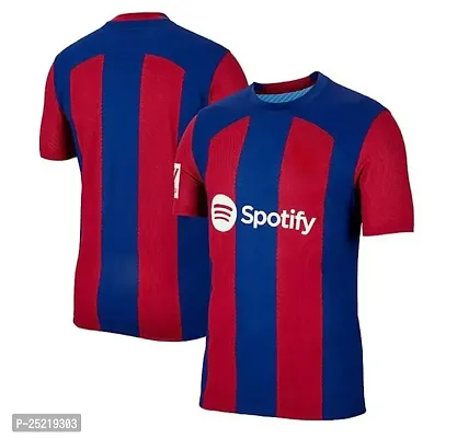 Football Home New Club Team Jersey 2023 for Boys  Men(X-Large 42) Multicolour