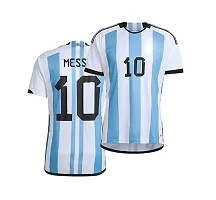 Messi 10 Home Football World Cup Jersey 2023/2024 for Men  Boys(Large 40) Multicolour-thumb2