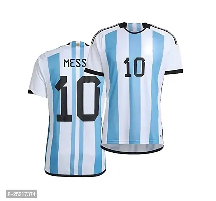 Messi 10 Home Football World Cup Jersey 2023/2024 for Men  Boys(Large 40) Multicolour-thumb3