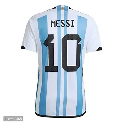 Messi 10 Home Football World Cup Jersey 2023/2024 for Men  Boys(2-3Years) Multicolour