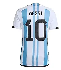 Sports Soccer Football Inter Messi 10 Jersey T-Shirt (Kid's, Boy's  Men's)(15-16Years,Multicolor-02)-thumb2