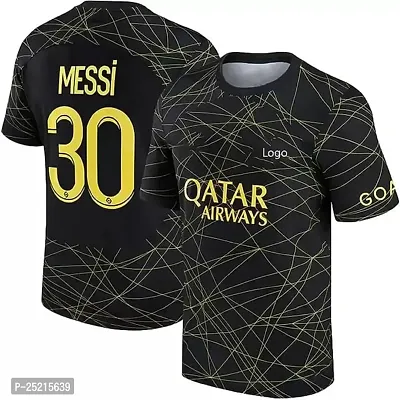 Sports Soccer Football Inter Messi 10 Jersey T-Shirt (Kid's, Boy's  Men's)(13-14Years,Multicolor-04)-thumb0