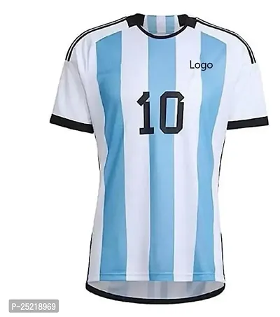 Sports Soccer Football Inter Messi 10 Jersey T-Shirt (Kid's, Boy's  Men's)(13-14Years,Multicolor-02)-thumb2