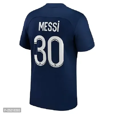 Messi 30 Football Team Home Half Sleeve Jersey Tshirt 2023/2024 (Kids,Boys,Men)(X-Large 42) Multicolour-thumb3