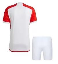 Sports Football Club Team Tshirt with Shorts 2023/2024 for Men  Boys(9-10Years) Multicolour-thumb1