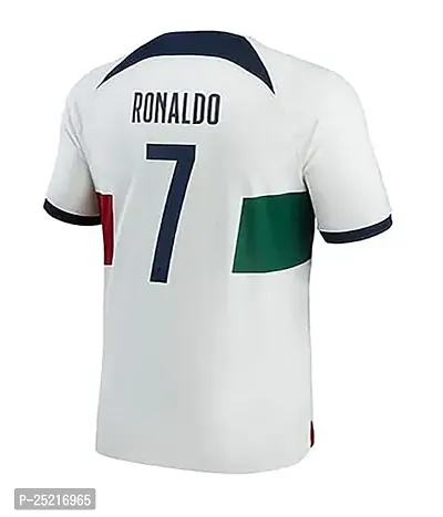 Sports Football Soccer Portugal Jersey Ronaldo 7 Home Away Kit Jersey T-Shirt (Kid's, Boy's  Men's)(15-16Years,Multicolor_01)-thumb3