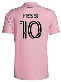 Sports Football Soccer Inter Messi 10 Jersey T-Shirt (Kid's, Boy's  Men's)(Small 36) Multicolour-thumb2