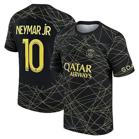 Girls Sports Half Sleeve Neymar Football Jersey for (Kid,Girls,Womens) (13-14Years)