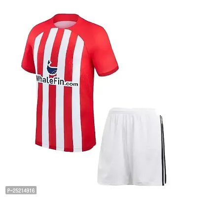 Sports Football Home Official Jersey with Shorts 2023/2024 for Boys  Men(10-11Years) Multicolour