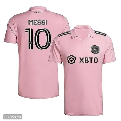 Sports Football Soccer Inter Messi 10 Jersey T-Shirt (Kid's, Boy's  Men's)(X-Large 42) Multicolour