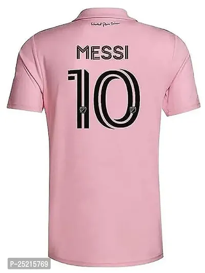 Sports Football Soccer Inter Messi 10 Jersey T-Shirt (Kid's, Boy's  Men's)(14-15Years) Multicolour-thumb3