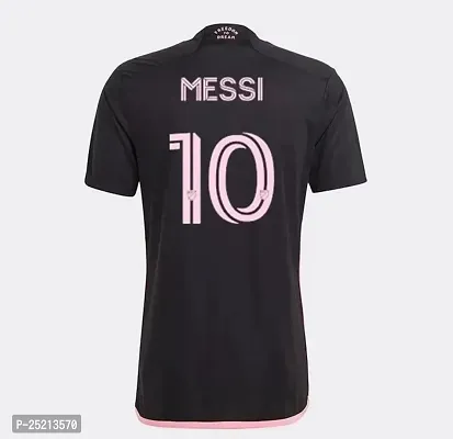 Messi 10 Black Football Away Jersey 2023/2024 for Boys  Men(7-8Years)-thumb3