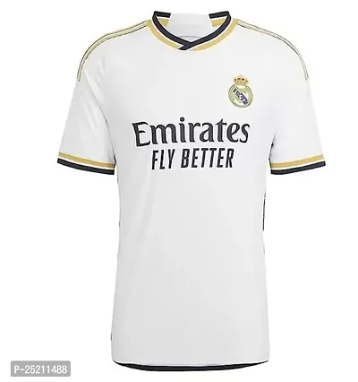 Sports Soccer Football Madrid Jersey Home Kit Jersey T-Shirt Boys (Kid's, Boy's  Men) (X-Large 42) Multicolour-thumb2