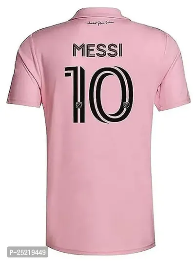 Sports Football Soccer Inter Messi 10 Jersey T-Shirt (Kid's, Boy's  Men's)(11-12Years) Multicolour-thumb3