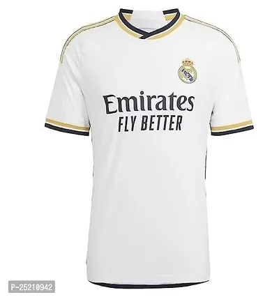 Sports Soccer Football Madrid Jersey Home Kit Jersey T-Shirt Mens (Kid's, Boy's  Men) (13-14Years) Multicolour-thumb2