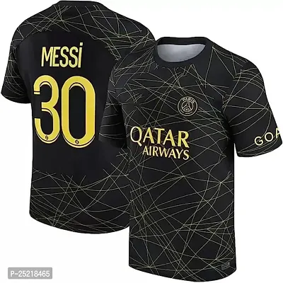 Sports Football Soccer Inter Messi 10 Jersey T-Shirt (Kid's, Boy's  Men's)(7-8Years,Multicolor_05)-thumb0