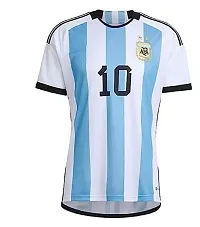 Sports Football Soccer Inter Messi 10 Jersey T-Shirt (Kid's, Boy's  Men's)(3-4Years,Multicolor_03)-thumb1