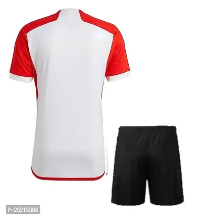 Sports Football Home Club Team Jersey with Shorts 2023/2024 (Kid's,Boy'sMen)(13-14Years) Multicolour-thumb2