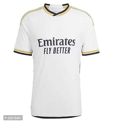 Football White Home Official Jersey Tshirt 2023/2024 (Men  Boys)(13-14Years)-thumb2