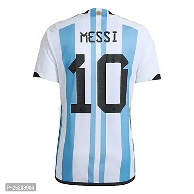 Sports Polyester Messi Football Jersey T-Shirt for (Kids,Boys  Mens)(X-Large 42) Multicolour-thumb3