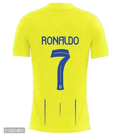 Cristiano Ronaldo 7 New Football Team Club Team Tshirt 2023/2024 for Men  Boys(11-12Years) Multicolour-thumb3