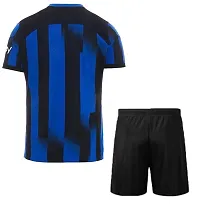 Sports Football Team New Jersey with Shorts 2023/2024 for Boys  Men(8-9Years) Multicolour-thumb1