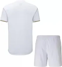 Sports Football Away White Jersey with Shorts 2022-2023 for Boys  Men(7-8Years)-thumb1