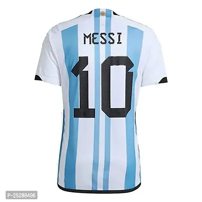 Sports Polyester Messi Football Jersey T-Shirt for (Kids,Boys  Mens)(6-7Years) Multicolour-thumb3