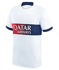 Football Away White Half Sleeve Tshirt 2023/2024 for Kids  Men(XX-Large 44)-thumb1