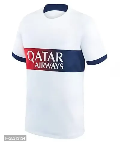 Football Away White Half Sleeve Tshirt 2023/2024 for Kids  Men(XX-Large 44)-thumb2