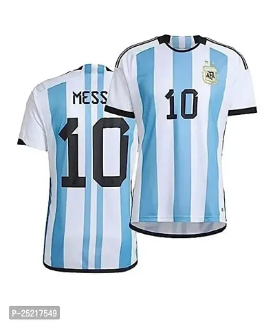 Sports Football Soccer Inter Messi 10 Jersey T-Shirt (Kid's, Boy's  Men's)(11-12Years,Multicolor_03)-thumb0