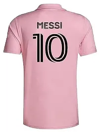 Sports Soccer Football Inter Messi 10 Jersey T-Shirt (Kid's, Boy's  Men's)(Medium 38) Multicolour-thumb2