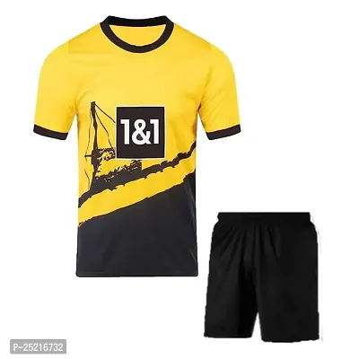 Sports Football Team Home Jersey with Shorts 2023 for Men  Boys(14-15Years) Multicolour