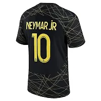 Girls Printed Sports Half Sleeve Neymar 10 Football Jersey for (Kid,Girls,Womens) (13-14Years)-thumb2