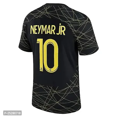 Girls Printed Sports Half Sleeve Neymar 10 Football Jersey for (Kid,Girls,Womens) (13-14Years)-thumb3