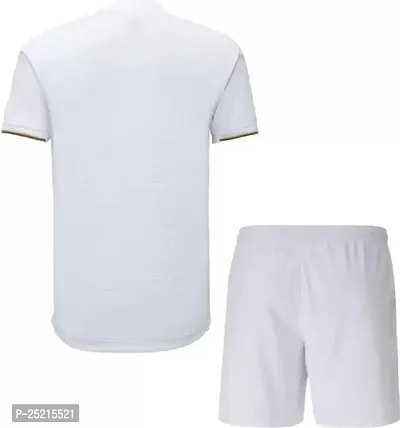 Sports Football Away White Jersey with Shorts 2022-2023 for Boys  Men(XX-Large 44)-thumb2