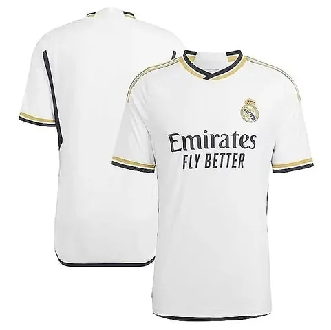 Sports Soccer Football Madrid Jersey Home Kit Jersey T-Shirt Women (Kid's, Boy's Men) (9-10Years)