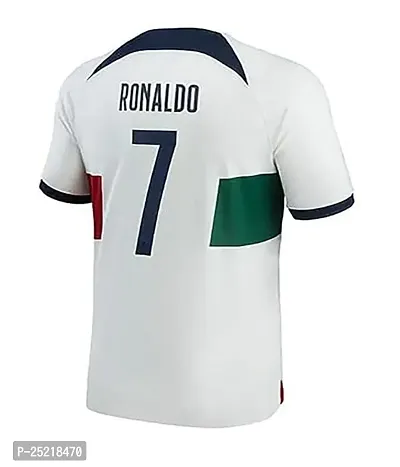 Sports Football Soccer Portugal Jersey Ronaldo 7 Home Away Kit Jersey T-Shirt (Kid's, Boy's  Men's)(7-8Years,Multicolor_01)-thumb3