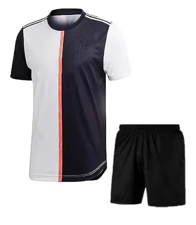 Cristiano Ronaldo Home Football Official Tshirt with Shorts 2022/2023 (Boys Kids)(4-5Years,Multicolor_06)