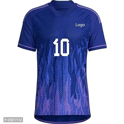 Sports Soccer Football Inter Messi 10 Jersey T-Shirt (Kid's, Boy's  Men's)(10-11Years,Multicolor-03)-thumb2